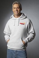 Fleece, Heavyweight Jersey Hooded Sweatshirt, Embroidered