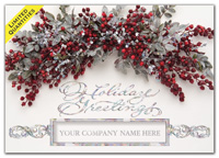 Personalized Greeting Cards, Holiday Cards Vibrant Swag