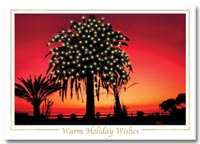 Snow Scenes and Warm Weather Greeting Cards, Warm Weather Holiday Cards Tropical Tidings