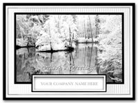 Personalized Greeting Cards, Holiday Cards Serene Surroundings