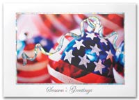 Traditional & Patriotic Holiday Cards, Patriotic Holiday Cards Sparkling Glory