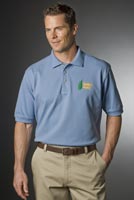Polo Shirts, Men's Enterprise 100% Pique Polo, Short Sleeve, Embroidered