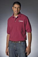 Polo Shirts, Mens Enterprise 100% Pique Polo w/ Pocket, SS, Embroidered