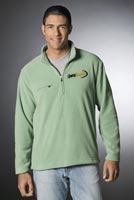 Fleece, Men's Vantek Microfiber 1/4 Zip Fleece, Embroidered