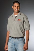Business Casual/Dress, Men's 60/40 Repel & Rel Pique Polo w/ Pkt, SS, Embroidered