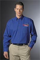 Business Casual/Dress, Men's Repel & Release Twill, Long Sleeve, Embroidered