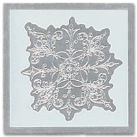 Holiday Envelope Seals, Remarkable Silver Lt Blue Diamond Seal