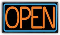 Open / Closed Signs, Neon Open Sign