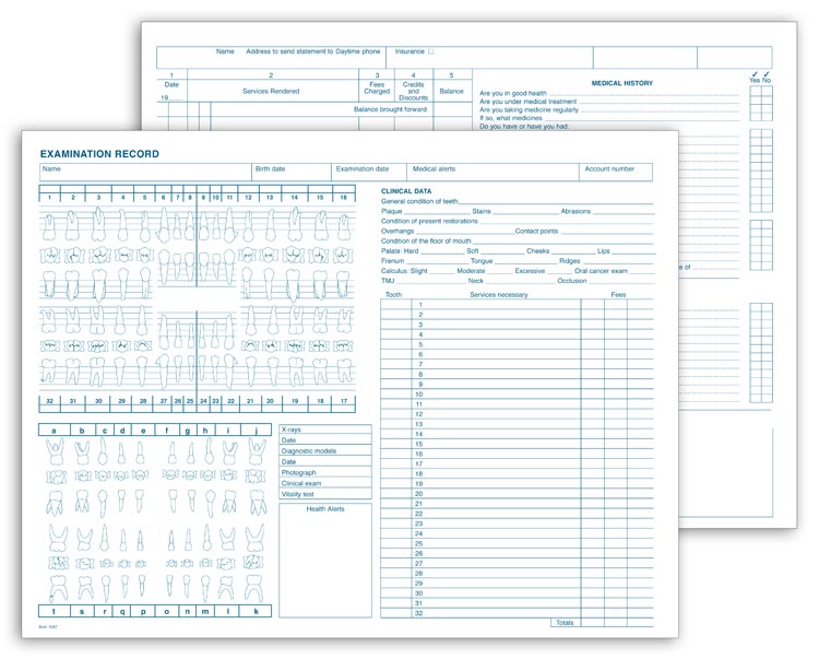 1047 Dental Exam Record General