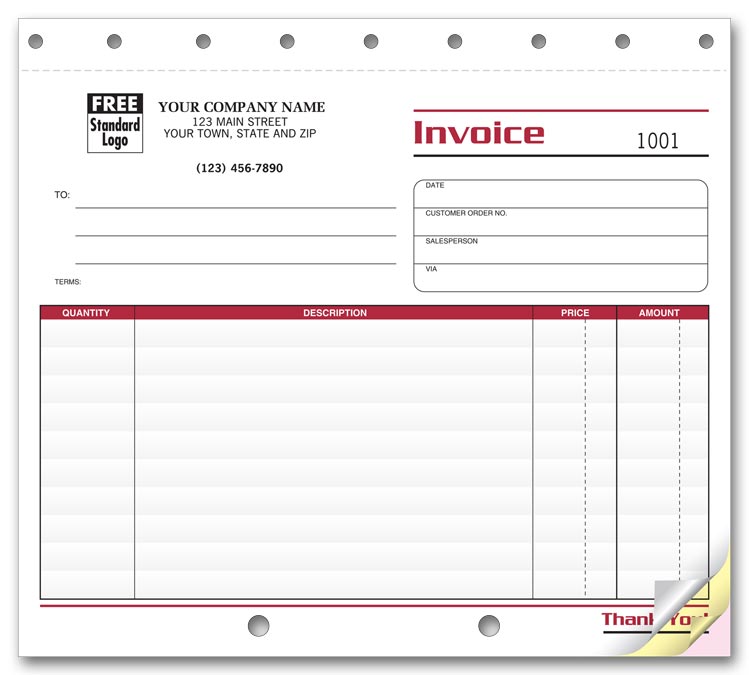4529 Invoices - Lined Small Image