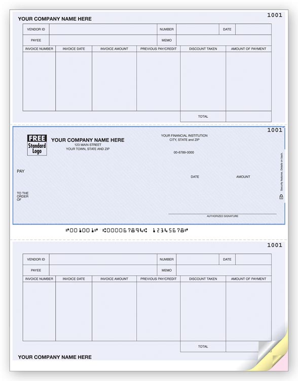 DLM261 Laser Accounts Payable Check One Write Plus Compatible