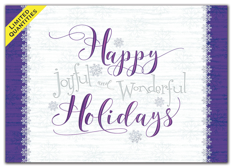 H08656 Gleeful Greetings Holiday Cards