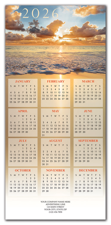 HHZ7408 Sea of Tidings Calendar Cards